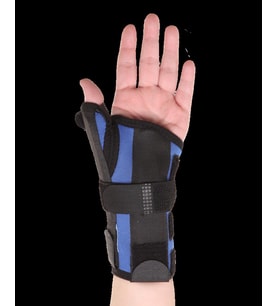MORSA CYBERG® Çocuk Başparmak Destekli El Bilek Ateli SOL (Mavi)