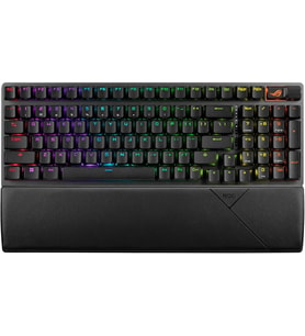 Asus Rog Strix Scope Ii 96 Kablosuz Oyun Klavyesi, Üç Modlu Bağlantı, Şok Emici Köpük Ve Anahtar Ped