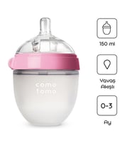 Comotomo Antikolik Silikon Biberon 150 Ml 0-3 Ay Pembe