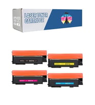 Safir Toner Hp 117A-W2070A Laser MFP 179fnw Çipli CMYK 1 Set  Muadil Toner