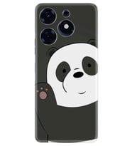 Spark 10 Pro Kılıf Silikon Desen Özel Seri Hello Panda 1709