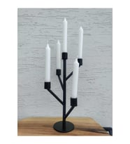 Lyla Rustik Candle Mumluk, 5 Mumlu Şamdan