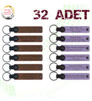 A Kahve & Mor Menekşe, El Sanatları Atölyesi Katılımcılarına, 32’li Set, İsim Ve Tarihli Hediyelik