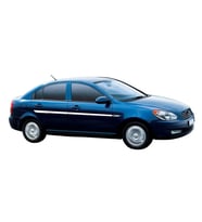 Hyundai Accent Uyumlu Era Krom Yan Kapı Çıtası 4 Parça 2005-2011