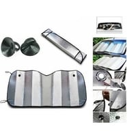 Katlanabilir Araç Ön Cam Güneşliği UV ve Isı Koruyucu Fiat Egea Honda Civic Ford Focus Dacia Duster