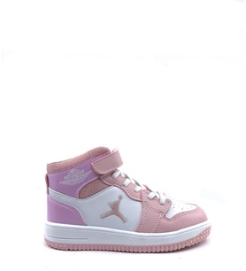 Cool Haykat Lila-Pembe Kız Çocuk Uzun Günlük Sneaker Spor Ayakkabı (Lacivert-Pembe)