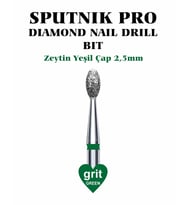 Elmas Zeytin Freze Yeşil Çap 2,5mm