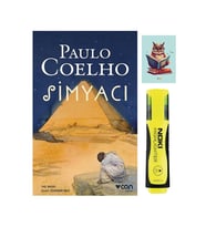 Simyacı - Paulo Coelho - 9789750726439 Sarı Fosforlu Kalem - Not Defterli Seti (Renksiz)