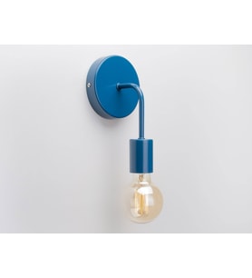RİOLİGHT VİNTAGE,RUSTİK,RETRO,MODERN MAVİ 1XE27 DUYLU METAL DUVAR APLİK