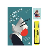 Damızlık Kızın Öyküsü - Margaret Atwood 9786050940596 Sarı Fosforlu Kalem - Not Defterli Seti (Renksiz)