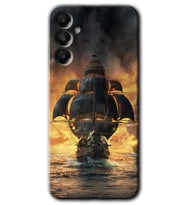 Galaxy A05s Kılıf HD Desen Baskılı Kılıf - Siyah İnci