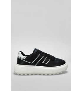 Lufian Harold Siyah Erkek Sneakers