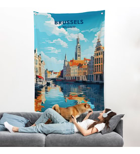 Brüksel Belçika Duvar Örtüsü-7964