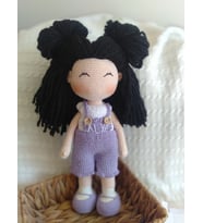 Amigurumi İsme Özel Kişiselleştirilebilir Büyük Boy Oyuncak Bebek