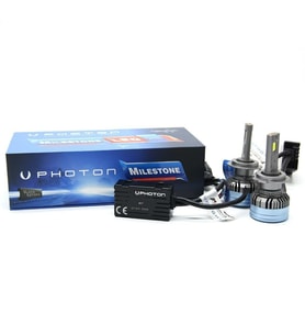 SEAT Toledo 1998-2004 ile uyumlu Photon Milestone Black Katana  H7 Kısa LED Far 30000 Lümen