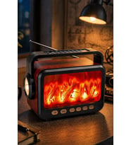Fepe FP-337-S Solar Panelli FM Radyo ve Şömine Efektli Bluetooth Speaker