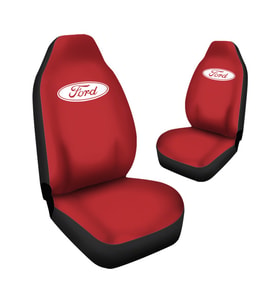 Ford Focus Araca Özel Oto Koltuk Kılıfı PRO - Kırmızı ( Yeni Tasarım - Yeni Fit Kalıp ) (Siyah)