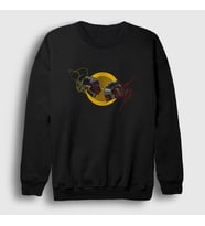 Presmono Unisex Siyah Vinly Daft Punk Sweatshirt 60391tt