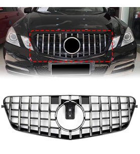 Mercedes E Serisi W212 GTR Ön Panjur Krom/Siyah 2009-2013