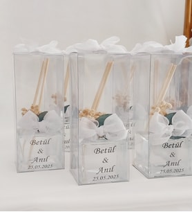 Özel Tasarım Oda Kokusu Söz, Nişan, Nikah, Mevlüt, Doğum Günü, Düğün Hediyelik - 20adet