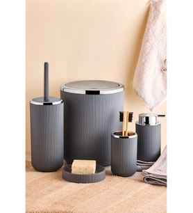 5 Parça Banyo Aksesuar Seti Akrilik Plastik Modern Stil