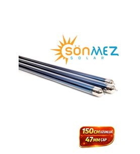 Solar 18 Adet 150 Cm Vakum Cam Tüp (VAKUM TÜPLÜ GÜNEŞ ENERJİSİ CAMI)