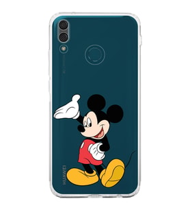 Huawei Y9 2019  Kamera korumalı Kapak Mickey Mouse Tasarımlı  Şeffaf Kılıf