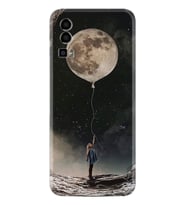 General Mobile GM 23 Kılıf Resimli Desenli Baskılı Silikon Moon Baloon 1368