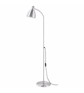 Yer Ve Okuma Lambası, Alüminyum 131 cm Maks.: 20 W Yer Lambası (Metal)