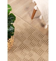 Natura 6664 %100 Doğal Jüt Kilim Bej Renkli Yumuşak Dokulu Şık Tasarımlı Kilim Modern Dokuma Kilim
