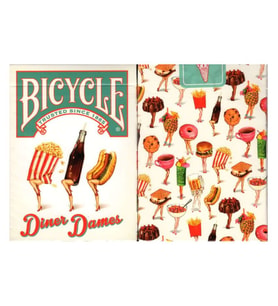 Bicycle Diner Dames  Oyun Kağıdı Limited Edition iskambil Kartları Destesi (Karışık)
