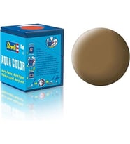 Revell - Su Bazlı Maket Boyası Koyu Toprak Mat 18 Ml (36182) (Krem)