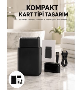 Lexroo Elektrikli Tıraş Aleti – Hassas Kesim, Kolay Temizlik, Cilt Dostu Yeni Nesil