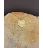 925 Ayar Gümüş Lotus Çiçeği Kolye