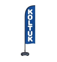 Kivireklam Koltuk yazılı Yelken Bayrak