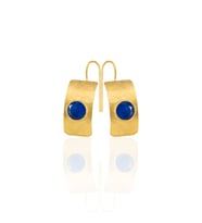 Kadir Jewellery 22 Ayar Altın Kaplama Kadın Minimal Küpe -El İşçiliği Ve Hipoalerjenik Küpe
