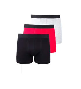 ALEXANDERGARDI 3'LÜ EKONOMİK KARIŞIK BOXER SETİ (M080184-89) (Çok Renkli)