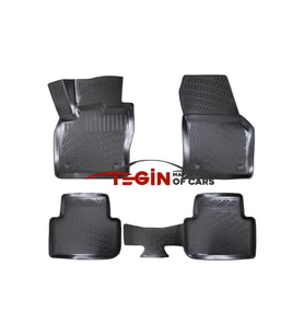 Volkswagen Tiguan 3D Havuzlu Paspas 2023 Siyah (Karışık)