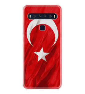 TCL 10L 10 Plus 10SE 20E 20SE 30SE L7 Kılıf Desemli Silikon Şanlı Türk Bayrağı 4 1401