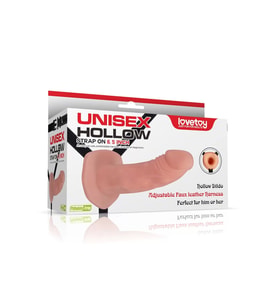 İçi Boş Belden Bağlamalı Realistik Penis - Unisex Hollow Strap On