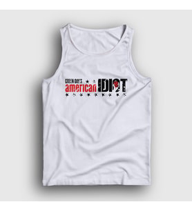 Presmono Unisex Beyaz American Idiot V2 Green Day Atlet 55237tt (Beyaz)