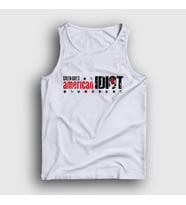 Presmono Unisex Beyaz American Idiot V2 Green Day Atlet 55237tt (Beyaz)