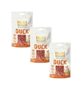 Nutri Feline Tahılsız Ördek Etli Doğal Kedi Ödülü 50 gr x 3 Adet