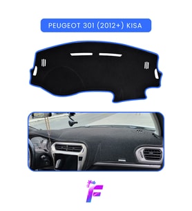 PEUGEOT 301 (2012+) Kısa Kasa Uyumlu Torpido Örtüsü Çatlama ve Isıya Karşı Tam Koruma T83