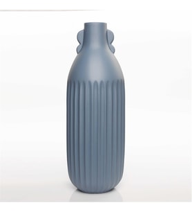 Vitale Antıque Mavi Vazo Büyük 14*14*45 Cm AK.JL0049