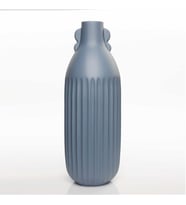 Vitale Antıque Mavi Vazo Büyük 14*14*45 Cm AK.JL0049