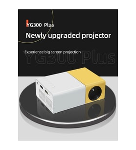 Yüksek Çözünürlüklü 1280x720P Mini Projeksiyon Cihazı 80Ansi Lümen