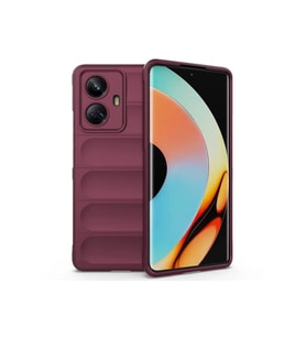 Newface Realme 10 Pro 5G Kılıf Optimum Silikon - Bordo