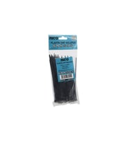 SİYAH   3.6X150MM  PLASTİK CIRT KELEPÇE  100PCS (5343)