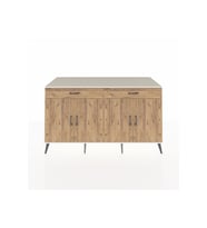 Kronos Konsol 4 Raflı 2 Çekmeceli 4 Kapaklı 176x59x99 Aytaşı-Çam